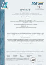 Certificato ISO 39001:2012