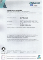 Certificato ISO 27001:2005